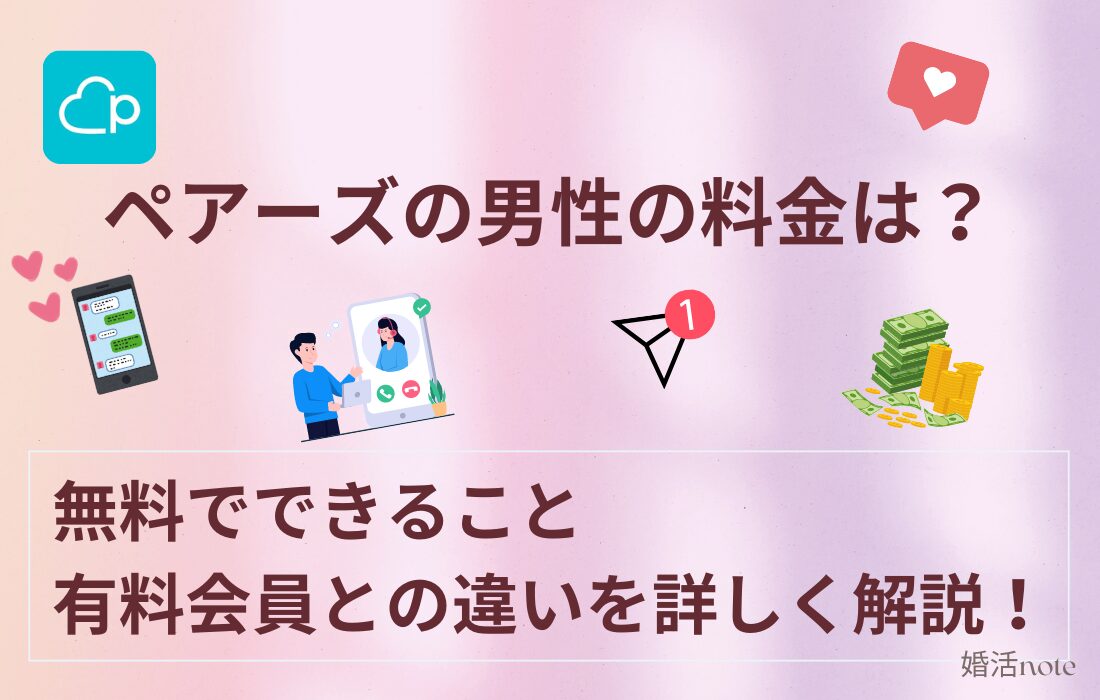 ペアーズの男性の料金を詳しく解説