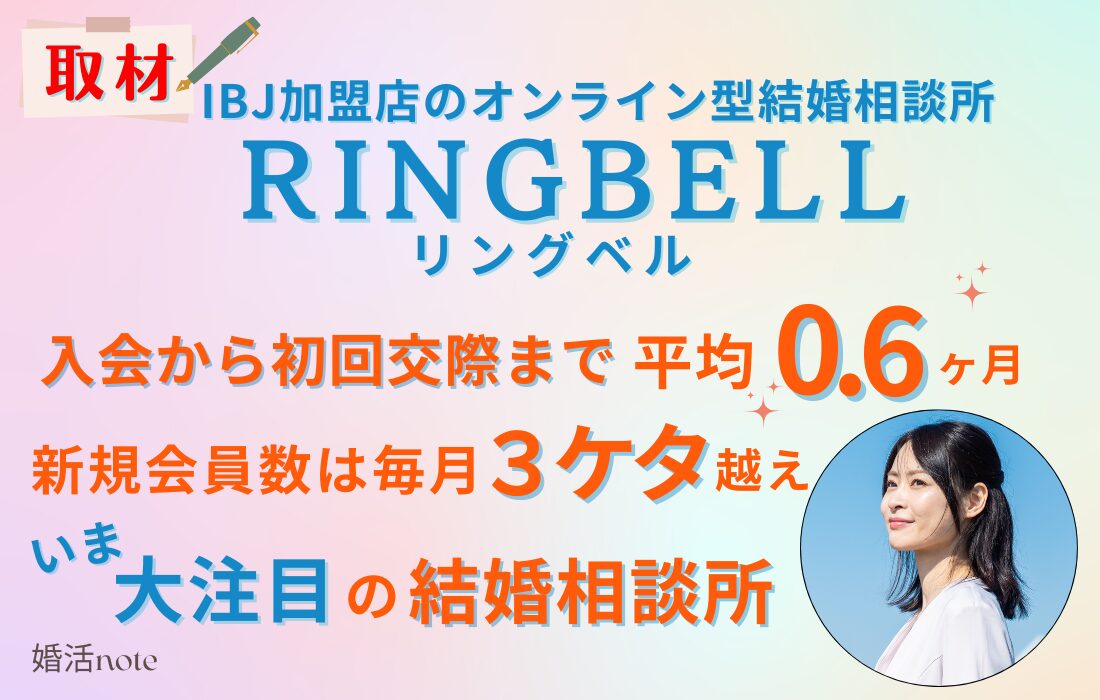 結婚相談所リングベルへインタビュー取材